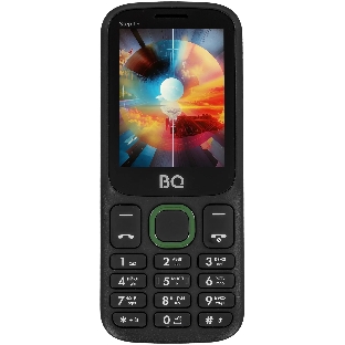 Мобильный телефон BQ 2440 Step L+ черный/зеленый