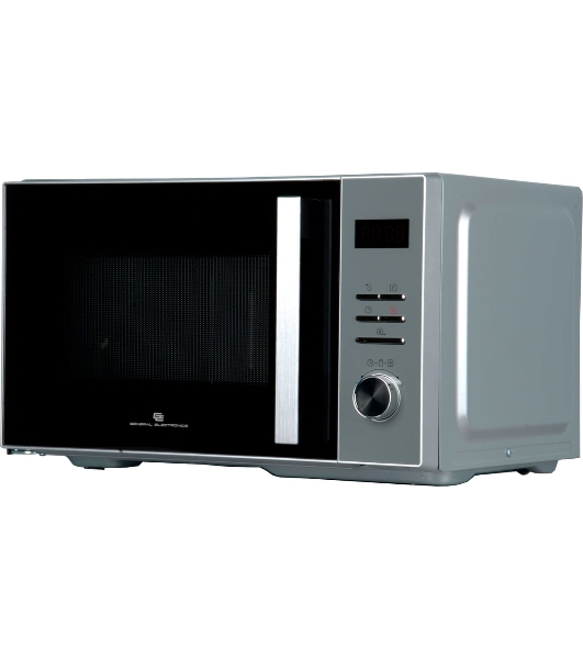 Микроволновая печь General Electronics GE-DS525S серебро, 25 л, 900 Вт, переключатели — электронный