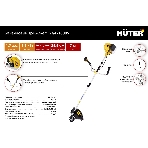 Триммер бензиновый Huter GGT-1300S, 1,74 л.с., фото14