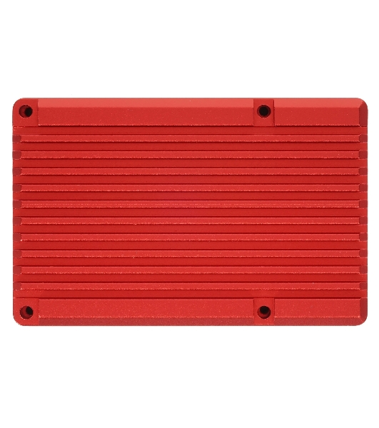 Корпус Qumo Aluminum case without fan, Raspberry Pi 4, red(RS004)