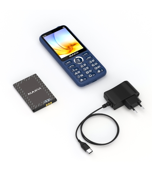 Мобильный телефон Maxvi K15n 4G синий
