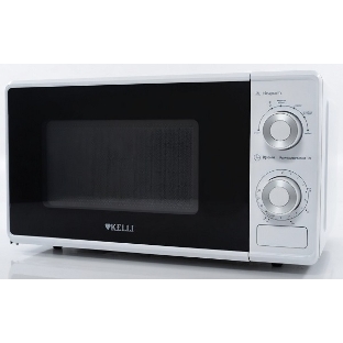 Микроволновая печь Kelli KL-5081 белый, 20 л, 700 Вт, переключатели — поворотный механизм
