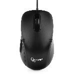 Мышь проводная Gembird MOP-110 черный, 1000 dpi, USB, кнопки - 3, фото 1