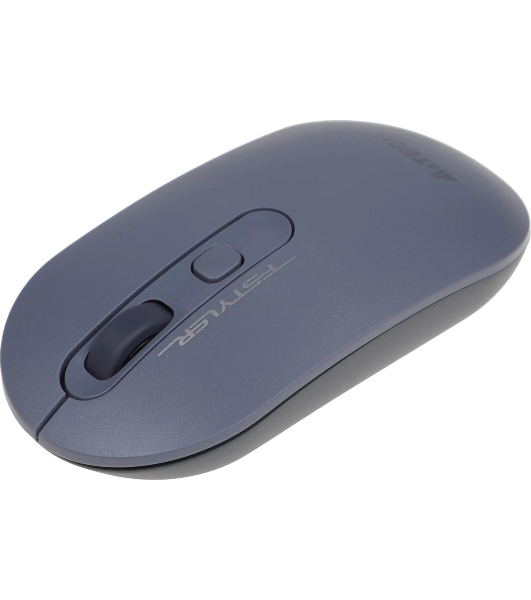 Мышь беспроводная A4Tech Fstyler FG20 пепельный/синий, 2000 dpi, радиоканал, USB, кнопки - 4