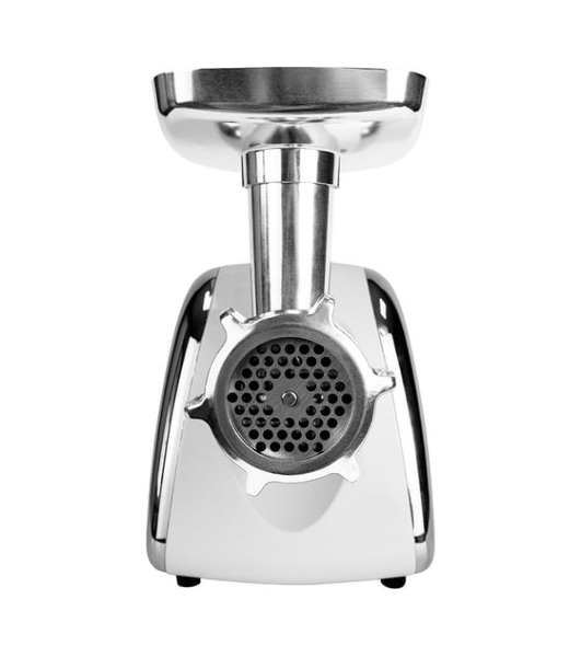 Мясорубка электрическая Centek CT-1602 Juice белый, 2000 Вт, 2.0 кг/мин, реверс, защита от перегрузки, металлический лоток, насадки - 5