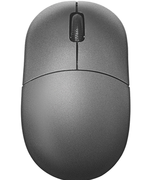 Мышь проводная Qumo Simple Office M92 серый, 1000 dpi, USB, кнопки - 3