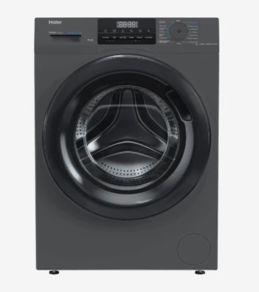 Стиральная машина Haier HW80-BP12929DE черный, загрузка фронтальная 8 кг, 1200 об/мин, класс A+++