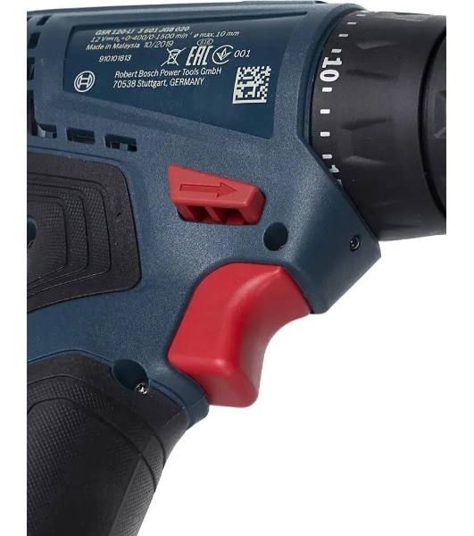 Дрель-шуруповерт Bosch GSR 120-LI C, 12 В, 2 Ач, 30 Нм, щеточный