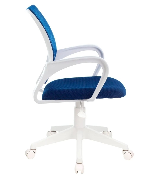 Кресло Бюрократ CH-W695NLT TW-05N TW-10N темно-синий, сетка/ткань, 120 кг, механизм качания