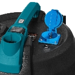 Строительный пылесос Bort BSS-1220 черный (93412598) 240/1200 Вт, уборка сухая/влажная, пылесборник мешок/контейнер, 20 л, фото6