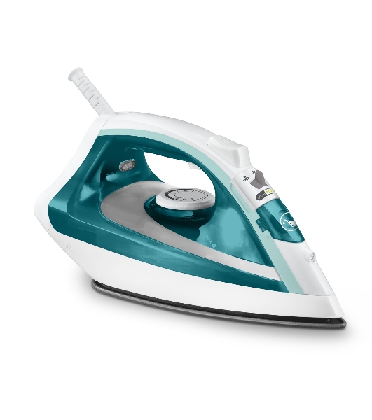 Утюг Tefal FV1R10F1 бирюзовый, 2000 Вт, 24 г/мин, 90 г/мин, 200 мл