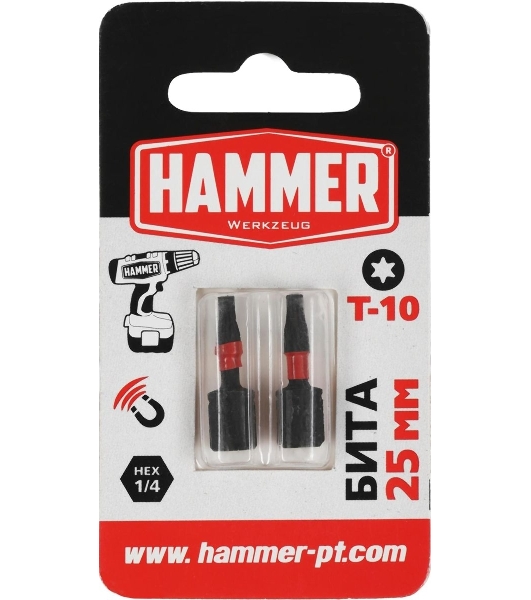 Бита Haммer Flex 203-179TORX-1025мм, 2шт.