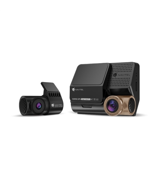 Видеорегистратор Navitel RS990 GPS, 3840x2160, 3', с камерой заднего вида, GPS, Wi-Fi, G-сенсор, датчик движения, GPS-информатор
