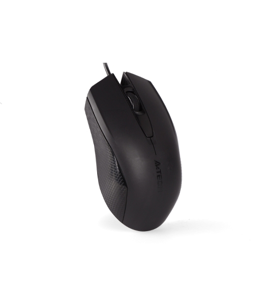 Мышь проводная A4Tech OP-760 черный, 1200 dpi, USB, кнопки - 3