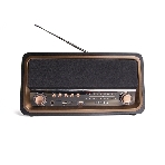 Радиоприемник портативный Сигнал БЗРП РП-336 черный/коричневый USB microSD, фото 1