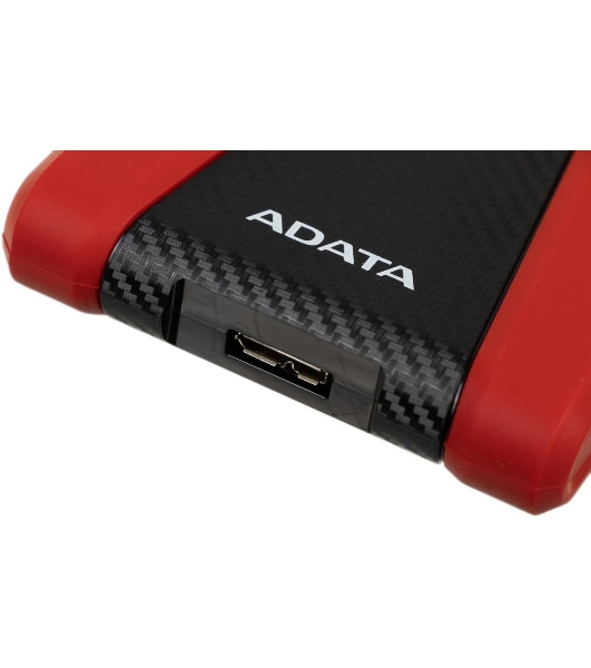 Внешний HDD 2.5' ADATA HD650, 2TB, USB 3.2 Gen 1 Type-A, 5400 rpm, красный