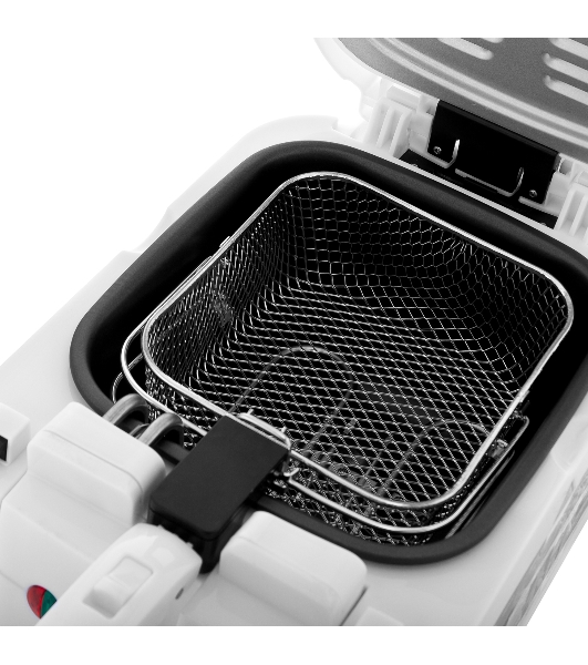Фритюрница BRAYER BR2830 белый, 1800 Вт, 3 л, 0.6 кг, съёмная чаша
