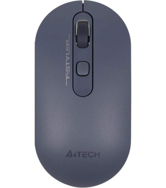 Мышь беспроводная A4Tech Fstyler FG20 пепельный/синий, 2000 dpi, радиоканал, USB, кнопки - 4