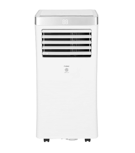 Кондиционер мобильный FUNAI MAC-CA25CON04 9000 BTU, 19 м², 54/55 дБ, охлаждение, осушение, белый