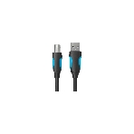 Кабель Vention USB 2.0 AM/BM - 3 м. черный VAS-A16-B300, фото2