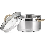 Кастрюля LARA LR02-342 Берлин 3,1 л 20x11 см нержавеющая сталь, с крышкой, фото3