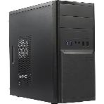 Компьютерный корпус InWin POWERMAN ES701BK USB 3.0 (Mini Tower, mATX, 450W PM-450ATX, USB 3.0x2, USBx2 + Audio, черный), фото 1