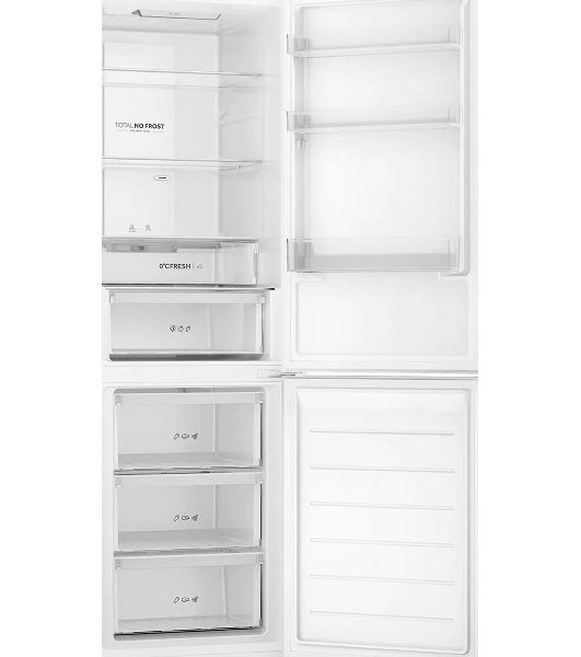 Холодильник Haier CEF536CWG белый двухкамерный 240/105 л морозилка снизу, No Frost