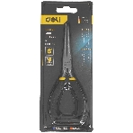 Мини-тонкогубцы удлиненные Deli DL103006 150 мм, прорезиненная рукоять, фото3