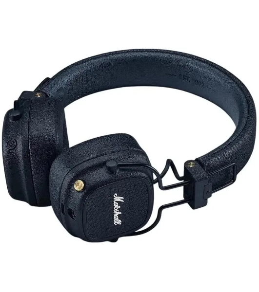 Беспроводные/проводные наушники Marshall Major V синий, накладные, Bluetooth + проводной, беспроводная зарядка, до 100 ч