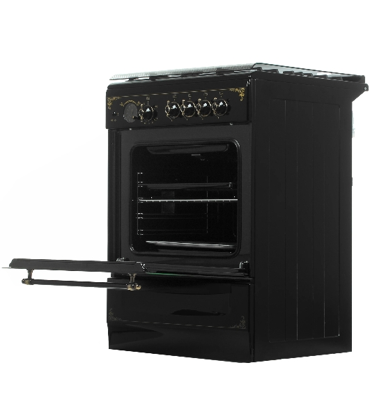 Плита газовая Gefest ПГ 6100-03 0179 черный, конфорок 4 шт, духовка 52 л, 60 см x 85 см x 60 см