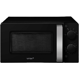 Микроволновая печь Vitek VT-MW1020 черный, 20 л, 700 Вт, переключатели — поворотный механизм