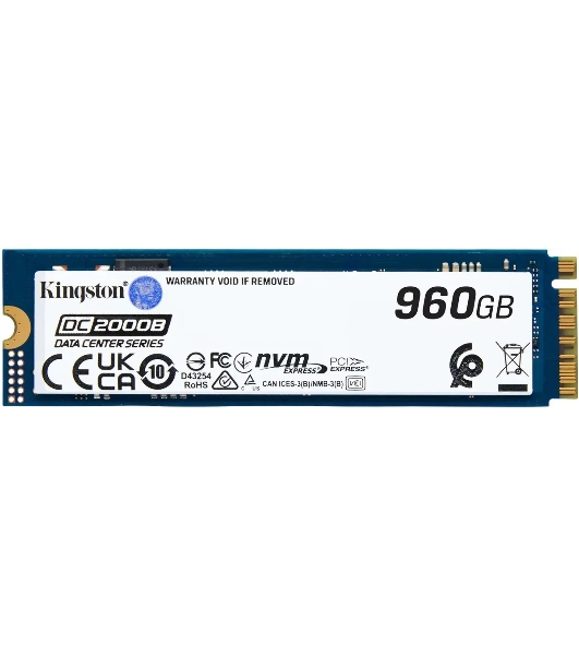 Накопитель SSD Kingston PCIe 4.0 x4 960Gb SEDC2000BM8/960G DC2000B M.2 2280 0.4 DWPD