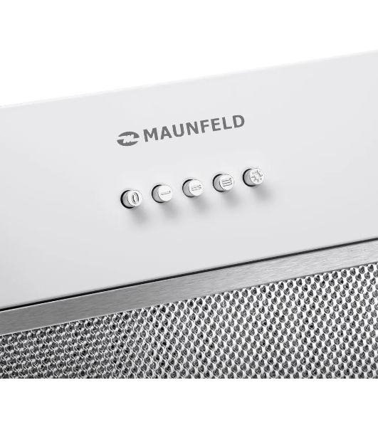 Вытяжка встраиваемая Maunfeld THAMES 601PM белый, 60 см, 850 куб. м/ч, 44 дБ