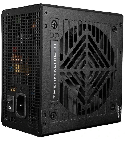 Блок питания Thermalright, 650W 80+ Gold (ATX, 3.1, Full modular, 1x24(20+4)pin, 2xCPU 8(4+4)pin, 2xPCIe*2 8(6+2)pin, 3xSATA3, 2xMOLEX4pin, Active, 120x120мм, 150x140x86mm, APFC, OVP, UVP, SCP, OCP, OTP, OPP, black)