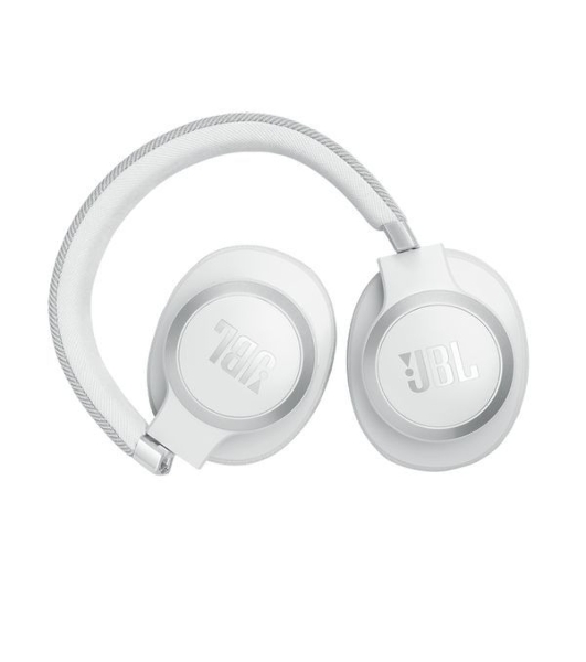 Беспроводные/проводные наушники JBL Live 770NC белый, полноразмерные, Bluetooth + проводной, адаптивное шумоподавление