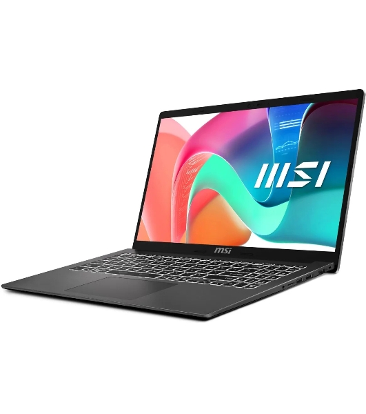 Ноутбук MSI Modern 15 F1MG-1045XRU Intel Core 5 120U/16Gb/SSD512Gb/15.6'/IPS/FHD/1920x1080/60Hz/NoOS/Platinum Gray/1.7kg (9S7-15S111-1045)