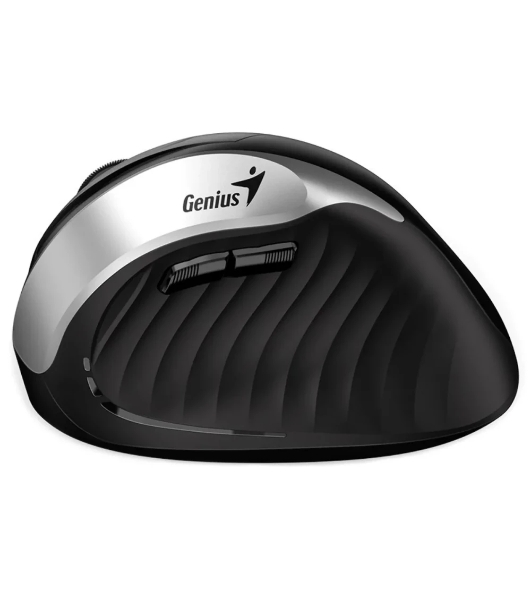 Мышь беспроводная Genius Ergo 8250S серебристый, 1600 dpi, радиоканал, USB, кнопки - 6