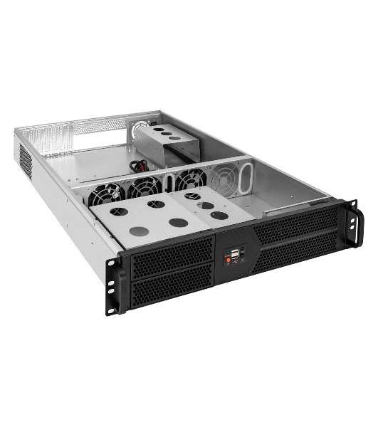Серверный корпус ExeGate Pro 2U650-05 (RM 19', высота 2U, глубина 650, без БП, 2хUSB)