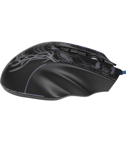 Мышь проводная Defender Bulletstorm GM-928 черный, 7200 dpi, USB, кнопки - 7