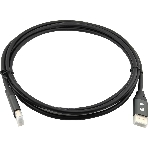 Кабель аудио-видео Cactus CS-DP-DP-1.4-3 DisplayPort (m)/DisplayPort (m) 3м. позолоч.конт. черный, фото 1