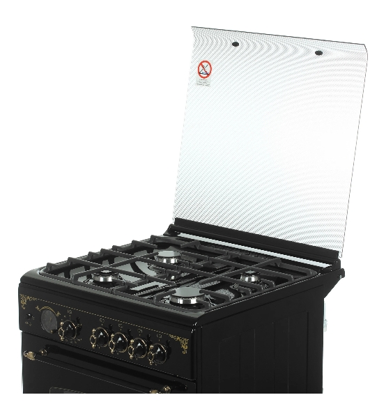 Плита газовая Gefest ПГ 6100-03 0179 черный, конфорок 4 шт, духовка 52 л, 60 см x 85 см x 60 см