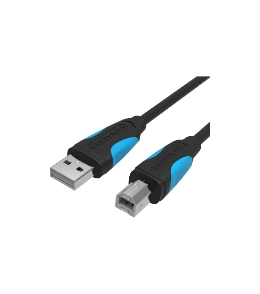 Кабель Vention USB 2.0 AM/BM - 3 м. черный VAS-A16-B300