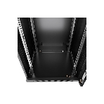 Шкаф телекоммуникационный настенный Cabeus SH-05F, 19', 15U, 769х600х600 мм (ВхШхГ), дверь: стекло, разборный, черный, фото4