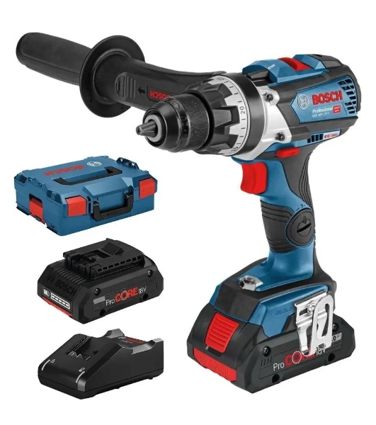 Дрель-шуруповерт Bosch GSR 18V-110 C, 18 В, 5 Ач, 110 Нм, бесщеточный