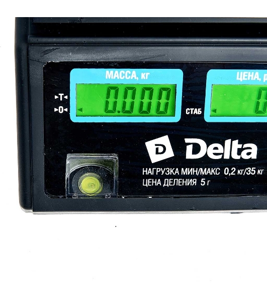 Весы торговые DELTA ТВН-35 до 35кг/5г