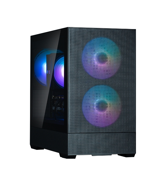Компьютерный корпус ZALMAN P30 AIR, MATX, BLACK, WINDOW, 2xCombo (3.5'' or 2.5''), 3x2.5', 1xUSB TYPE-C, 1xUSB3.0, FRONT 2x140мм ARGb, REAR 1x140мм ARGb