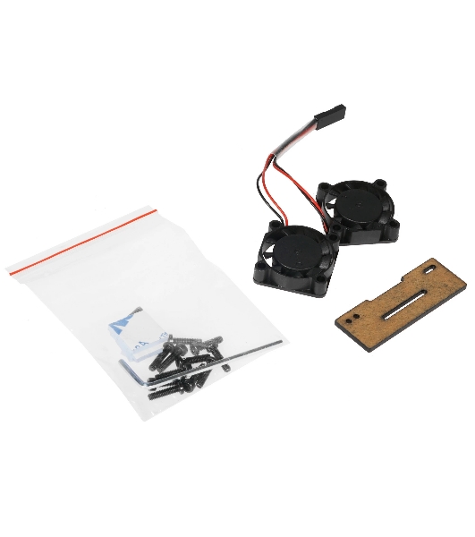 Корпус Qumo Aluminum case with black fan, Raspberry Pi 4, black(RS022)