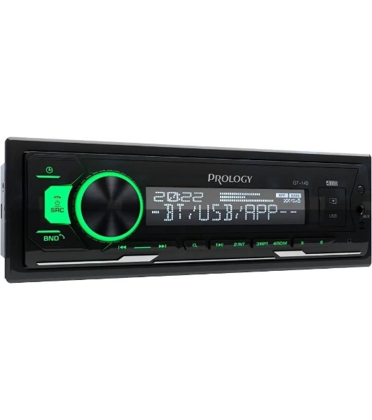 Автомагнитола Prology GT-140, 1 DIN, Bluetooth, USB Type-A, AUX, пульт ДУ
