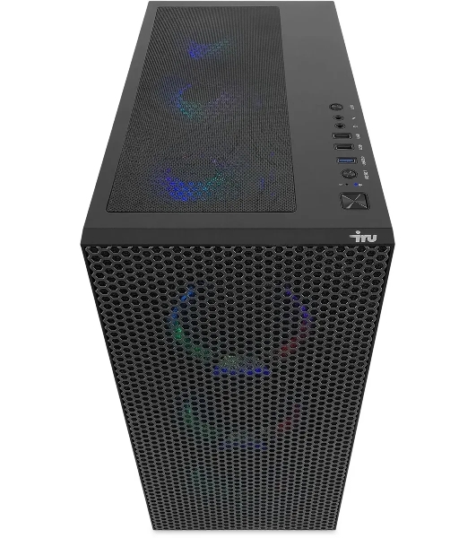 Компьютер IRU Tactio 510B7GP TWR i5 14400F (2.5) 32Gb SSD1Tb RTX 5060TI 16Gb Windows 11 Pro GbitEth 650W черный (RUS) (2126624)