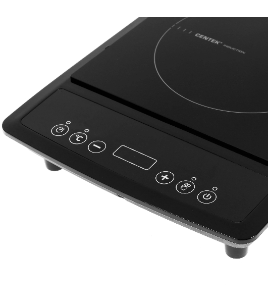 Плита настольная электрическая Centek CT-1518 чёрный, 2 кВт, индукция, конфорки - 1, стеклокерамика, сенсор